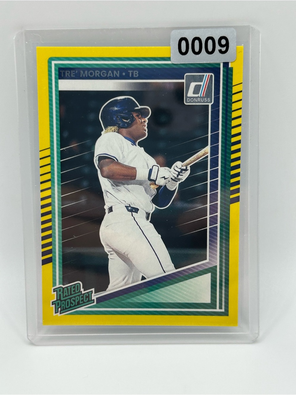 Donruss Tre' Morgan Yellow Rated Prospect Baseball Card ⚾️